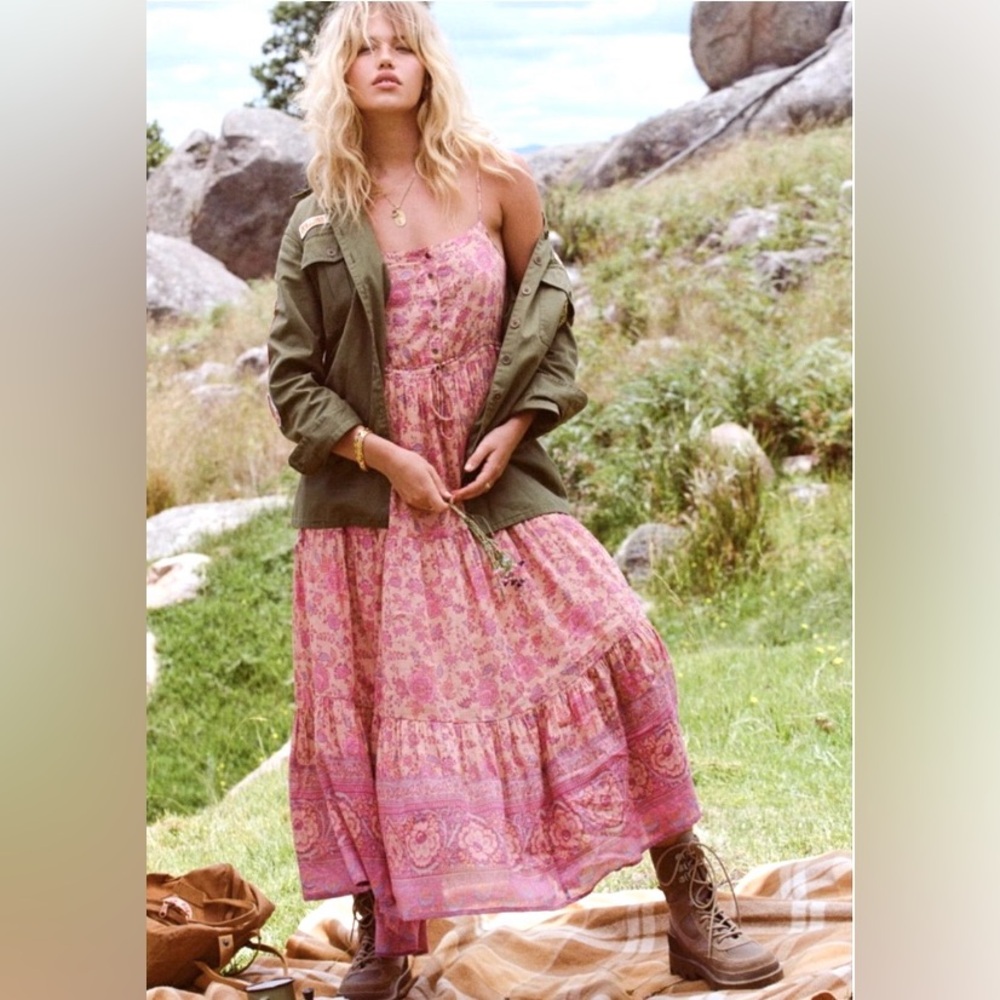 Spell & The Gypsy Folk Song Sun Dress in Blossom Small
